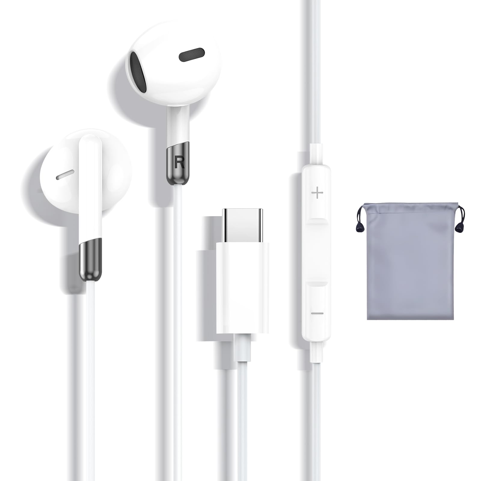 Amazon.co.jp: Nowoto タイプc イヤホン 有線 【2025音質強化版】 USB