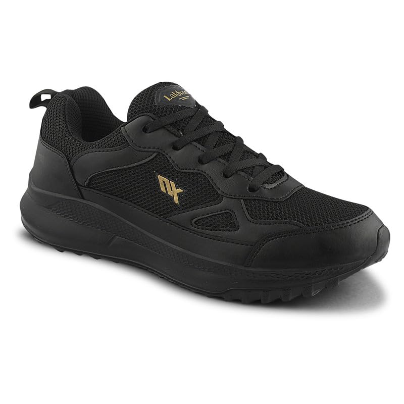 Image of Lakhani aashirwad Men's Sports Shoes | Lightweight Breathable Running Shoes for Men | Flynet Upper, Phylon Sole | Flexible, Comfortable Lace-Up Athletic Shoes
