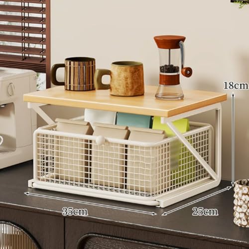 Étagère de rangement verticale pour ustensiles de cuisine en zone compacte