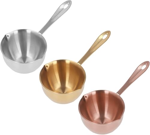 Miniatura 9 de Olla calentadora de mantequilla, olla calentadora de leche y café con boquilla doble, olla de fusión de chocolate y mantequilla, sartén