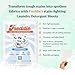 Freddie Low-Waste Laundry Detergent Sheets – Jug Free Format – Pre-Measured Strips – 60 Loads – Unscented for Sensitive Skin