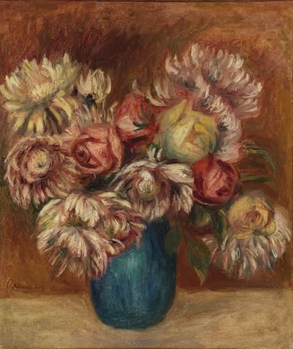Cuadro Fiori in un vaso verde Renoir lienzo para decoración 60x90cm
