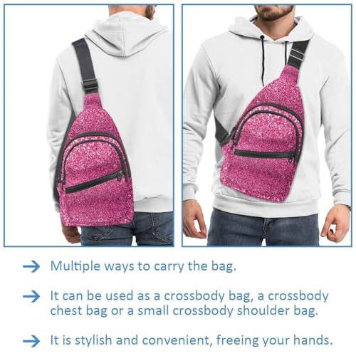 Bolsa de pecho de senderismo para mujer impermeable con estampado botánico Colrful 2