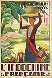  Générique Indochine française Tonkin Affiche Poster-Format Size 50X70 cm-Papier Luxe 300 g-Tous formats et Supports possibles Nous Consulter