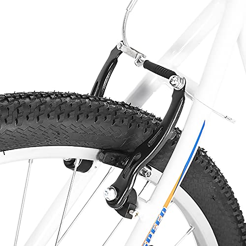 HILAND 26/27,5 Zoll Mountainbike Hardtail MTB Bike Fahrrad V-Bremse 18 Gänge für Herren Frauen Jungen und Mädchen mit 457mm Stahlrahmen – Bild 6