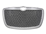 Chrome Luxury Style Mesh Front Bumper Hood Grill Grille Chrysler 300 300C
