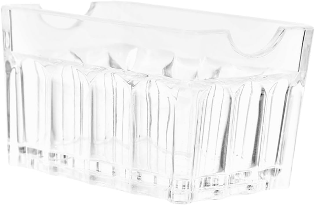 Acrylic Sugar Packet Holder Tea Bag Organizer Box for Desktop