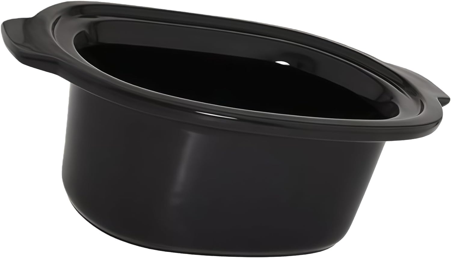 Black Ceramic Crock Insert Replacement for All-Clad 910003831, Compatible with All-Clad Slow Cooker SD700450, Replaces Part SS-990903, 990903