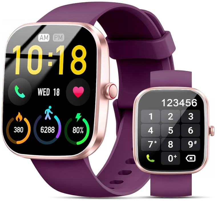 Smart Watch for Men Women (Answer/Make Call), 2025 New 1.91" HD SmartWatch, Fitness Watch with 120+ Sport Modes, IP68 Waterproof, Heart Rate/Sleep Monitor, Pedometer, Activity Tracker for Android iOS