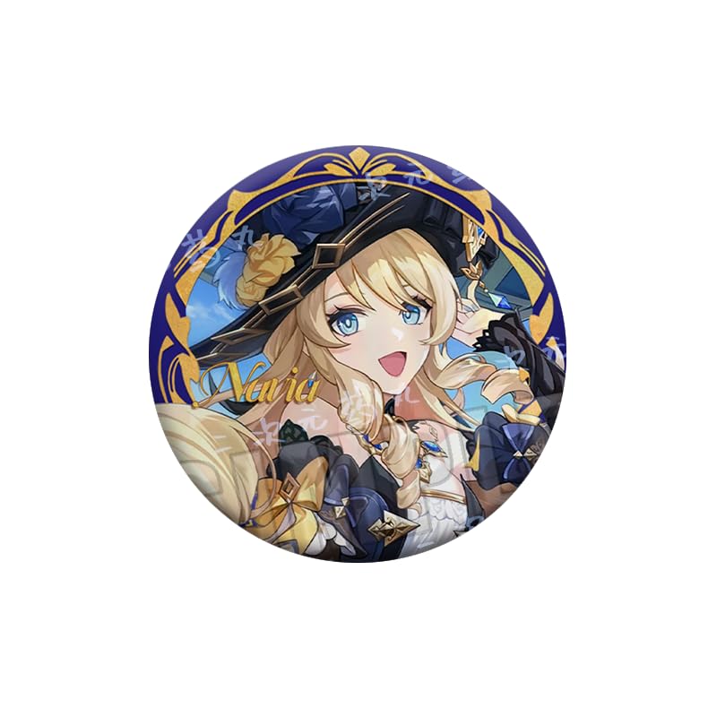 Amazon | ナヴィア 缶バッジ 原神 5枚セット バッジセット 棘薔薇の会