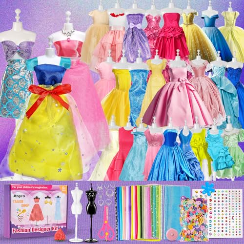 Anpro 700+Pcs Fashion Designer Kit for Girls