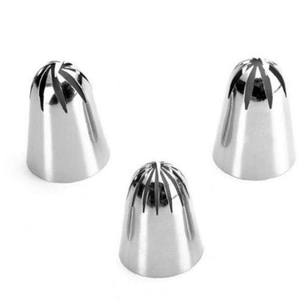 Bocchetta Per Sac à Poche 2D Grande Diametro 25 Mm - Ugello In Acciaio Inox Per Decorare Torte E Cupcake - 4