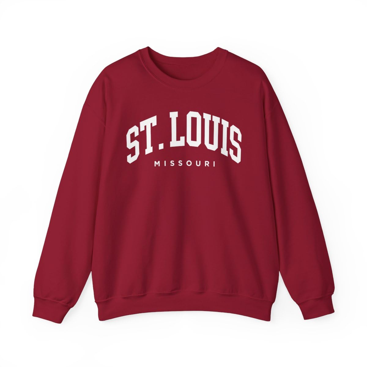 CUSTOMI St Louis Missouri Adult Unisex Crewneck Sweatshirt
