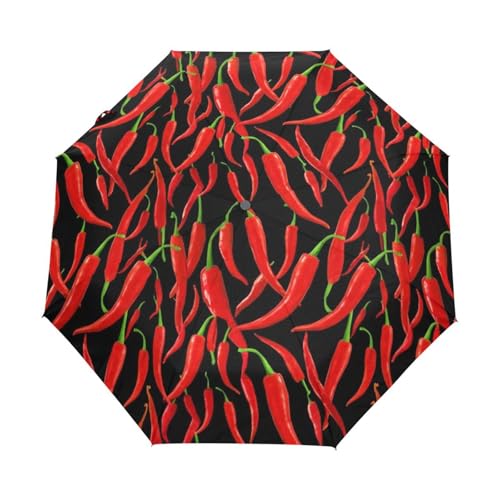 Parapluie pliable automatique noir GAIREG pour sac à main et voiture