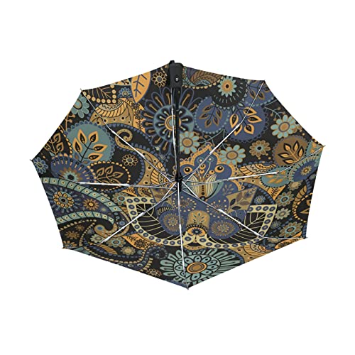 Parapluie automatique coupe-vent et anti-UV Vnurnrn pour fille et femme - 3