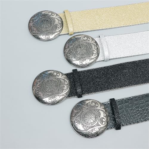 Waist Belt, Sequins Waist Belt for Women Ladies Dress Corset Fashion Female Under Bust Corset with Round Buckle for Prom Party4