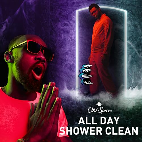 Old Spice Cleansing Body Wash for Men, 3X Defense, 24/7 Shower Fresh with Lasting Scent, 2-in-1 Body & Face Wash, NightPanther with Rich Warm Scent, 33.4 oz - Image 6