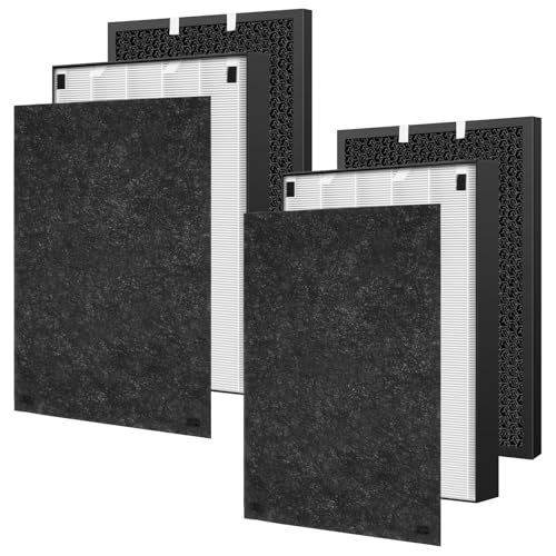 Air 320 Filter Replacement Compatible with Bissell Air320 Air220 2609A, Include 2 Pack 2678 True HEPA Filter, 2 Pack Pre Filter, 2 Pack 2677 Replacement Carbon Filter, Compare Part 2677,2678,2804