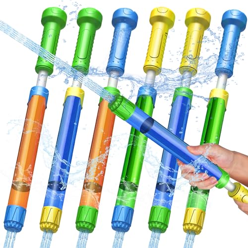 6 sztuk pistoletu na wodę dla dzieci, 32 cm pistolet natryskowy na wodę dla dzieci