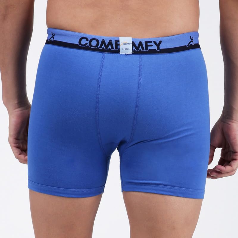 Image of Amul Comfy Men's Trunk Underwear | Soft Outer Elastic | Soft Waistband | Breathable Comfortable Innerwear | Pack of 10 | Color May Vary