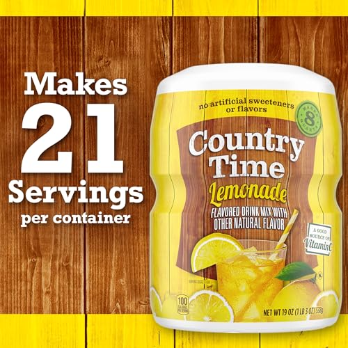 image for Country Time Lemonade Naturally Flavored with other natural flavor Pow