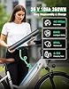 Electric Bike for Adults, 26" Up to 750W Peak Motor E-bike, 40+ Mile Range Brushless City E-bike, with 360Wh Removable Battery, 25 Mph 7 Speeds & Front Suspension for Commuting, Outdoor, White #2