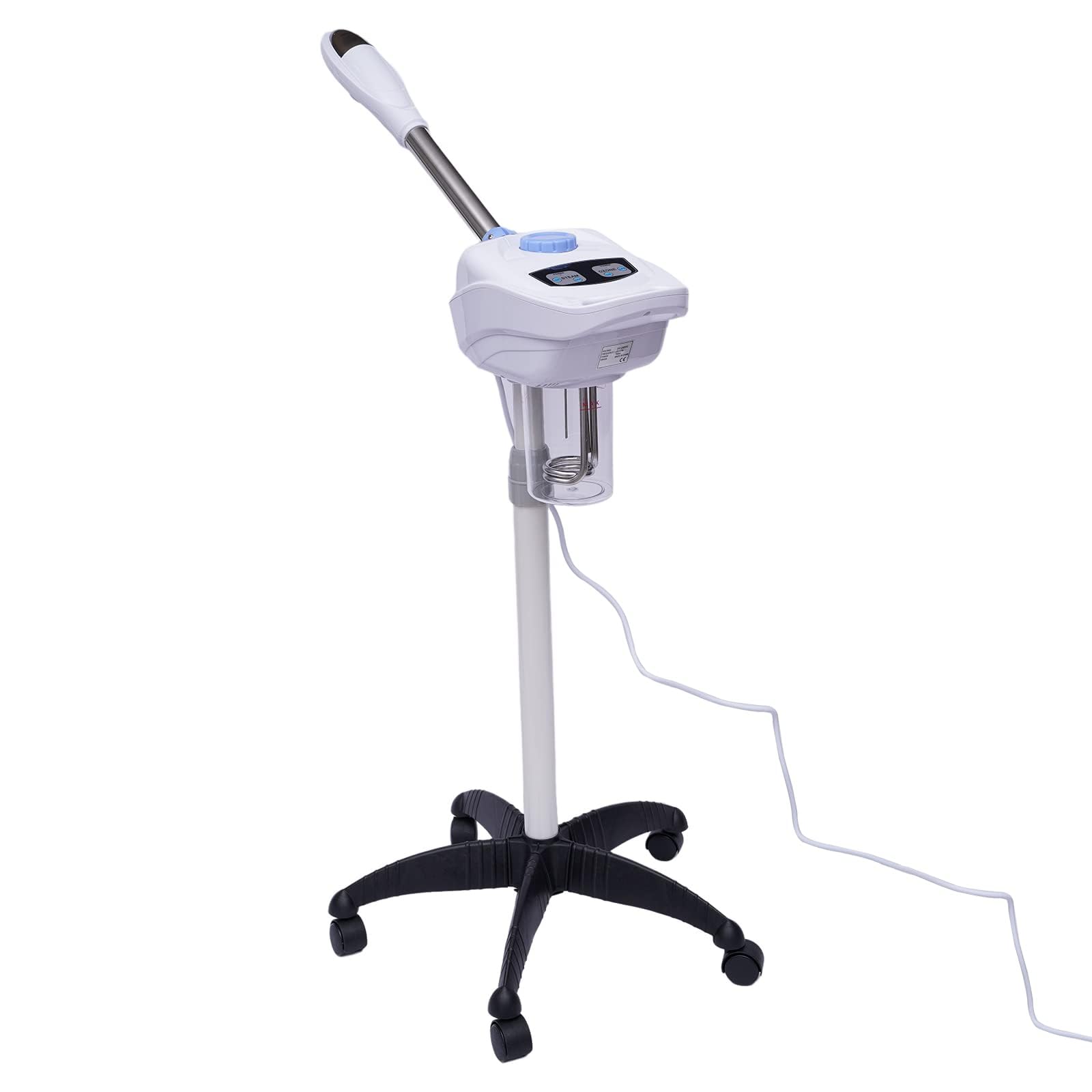 Vaporizador facial de ozono 2 en 1, 750 W, vaporizador vertical, vapor, sauna facial, SPA, cuidado facial, pulverizador para salón y hogar