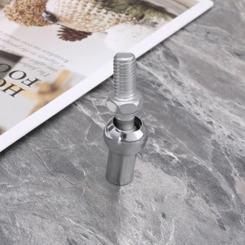 YINETTECH Axialgelenk-Kugelgelenk M8 x 1,25 DIN 71802, geeignet zum Heben, Halten, Auswuchten und Unterstützung in verschiedenen Anwendungen, Kugeldurchmesser 13 mm, 4 Stück