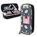 Produktbild Cartoon Blumen und Vögel Pu Leder Pencil Case Pen Bag, langlebige Studenten Briefpapier Organisatoren für Schulbüro