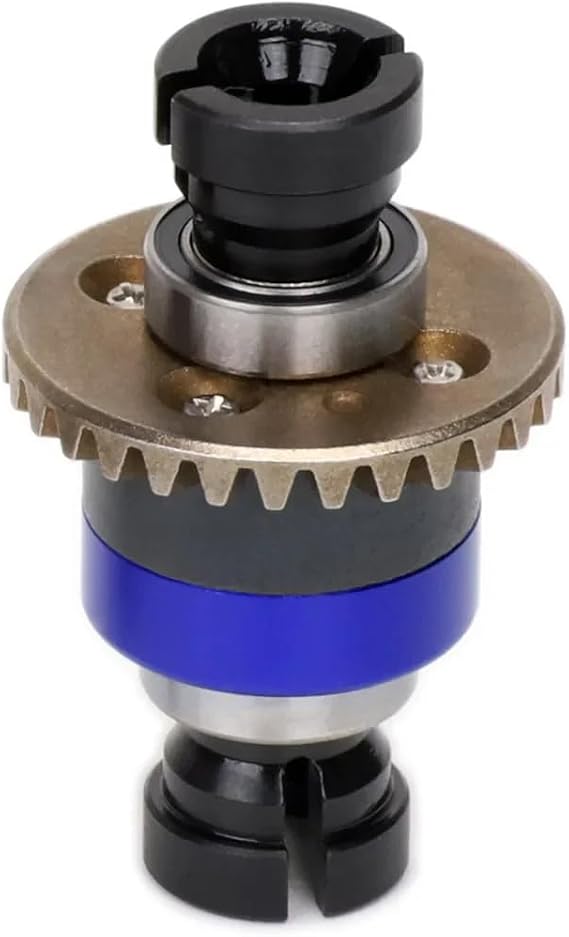 Steel Assembled Differential 30T 0.8Mod GROM for ARRMA 1/18 Granite Typhon 1/14 Mojave GROM,Replacement # ARA311177#ARA311177V2 (Blue)