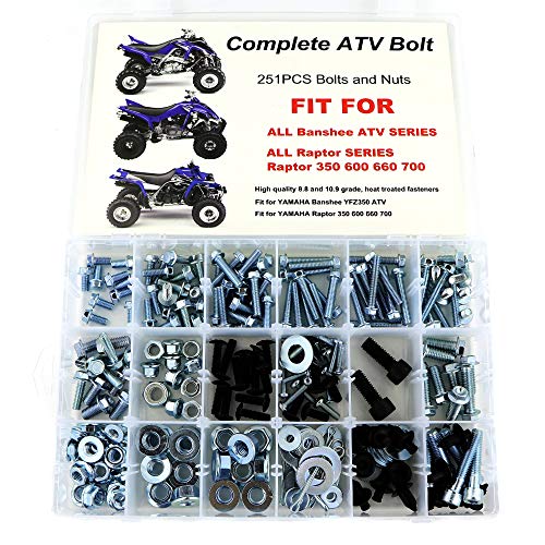 Boulons d'échappement de précision en polymère pour Yamaha Raptor 700R 660 350 Xitomer