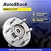 AutoShack Front & Rear Wheel Hub Bearing Assemblies with ABS Replacement for 2014-2023 Jeep Cherokee 4-PC