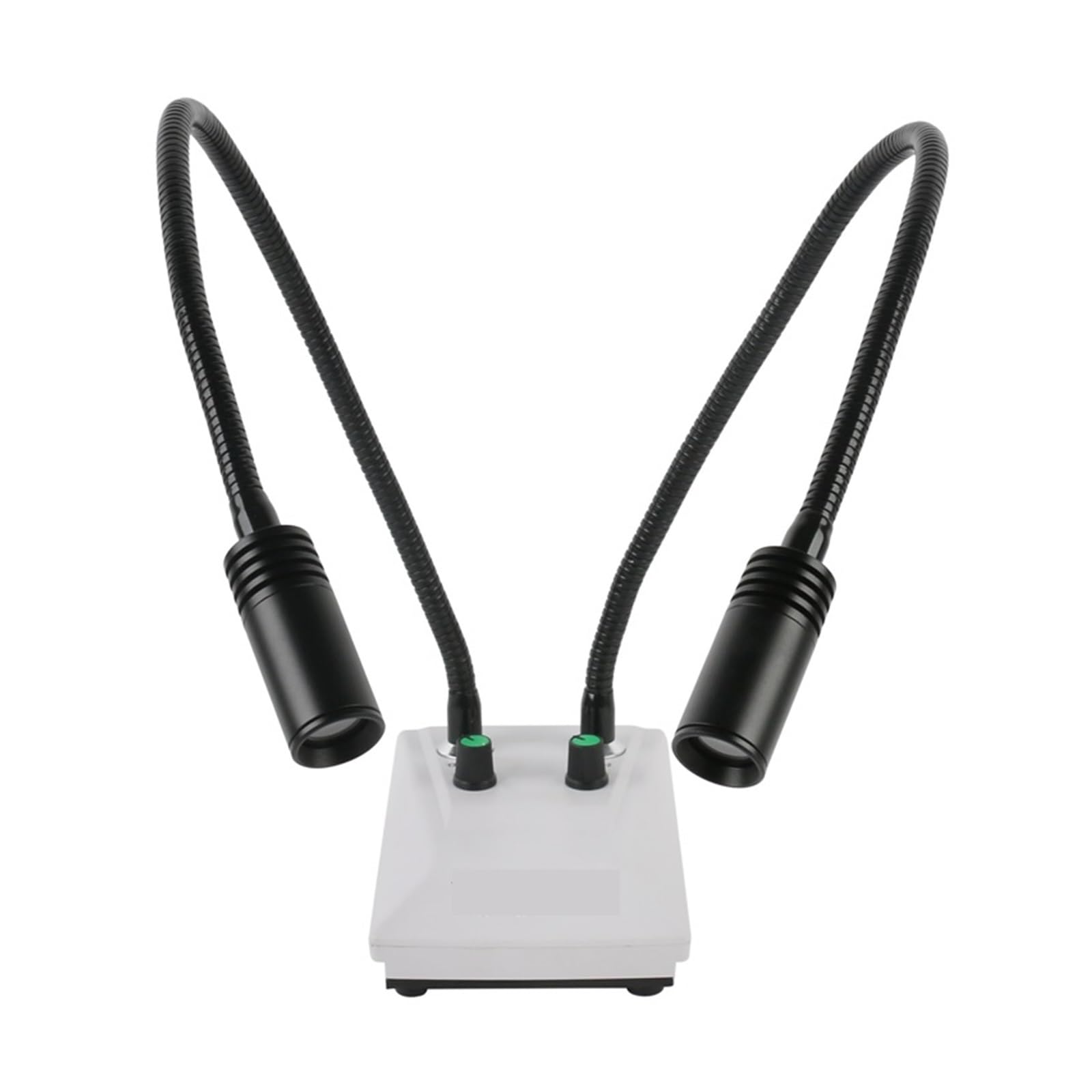Cámara para Microscopio, Lámpara LED industrial de doble cuello cisne 6W 7500K for cámara vídeo microscopio Trinocular Binocular Reduce las sombras
