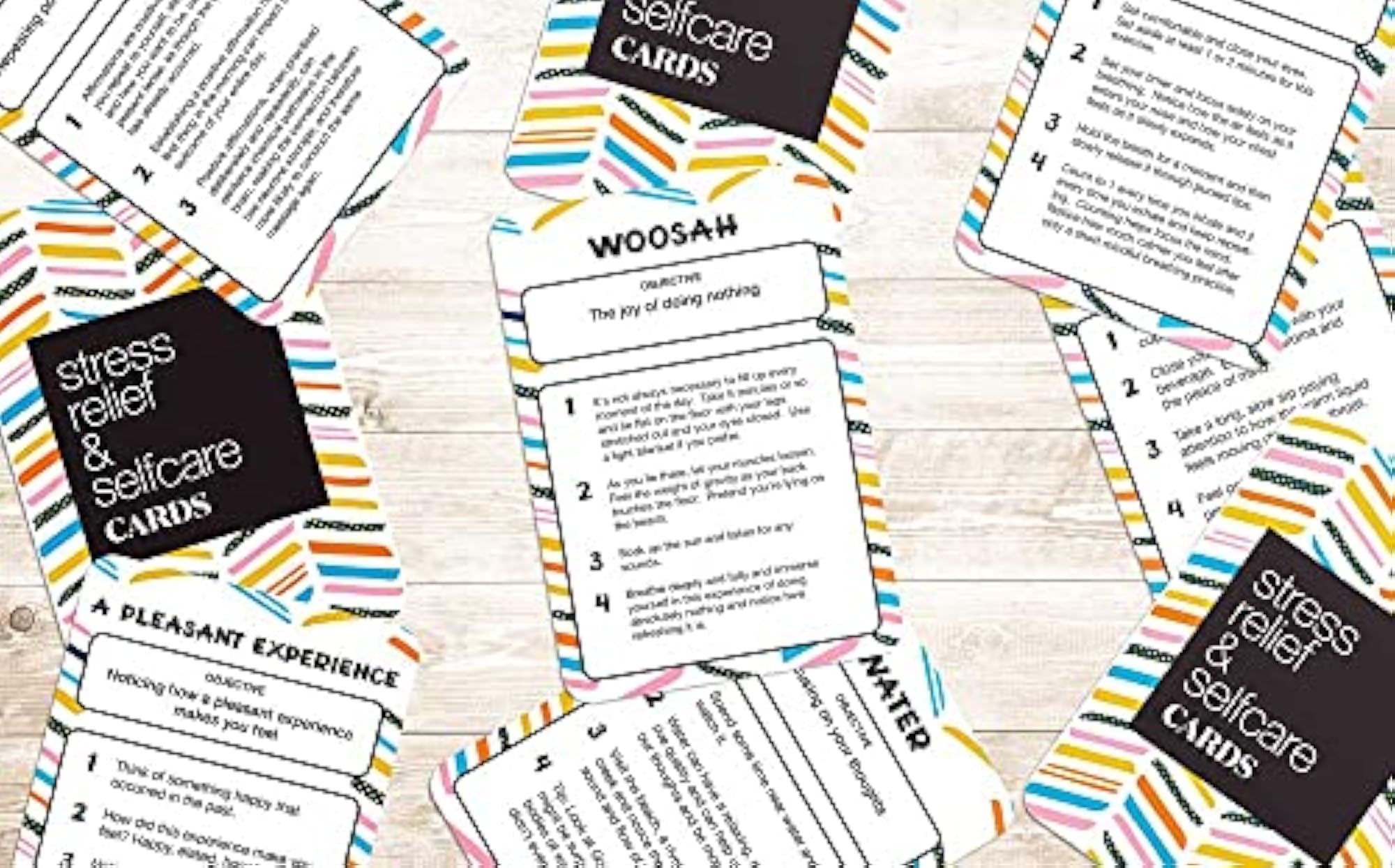 Allura & Arcia 52 Stress Less & Self Care Cards