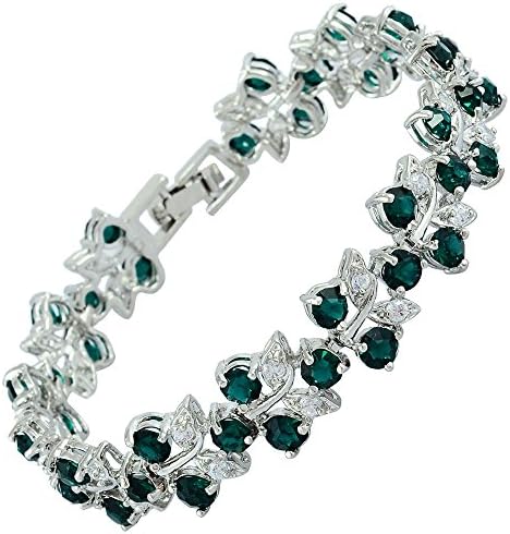 RIZILIA Eeuwigheid] Tennisarmband [18cm/7inch] met Ronde Gesneden