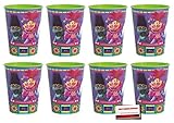 Trolls World Tour 16 oz Plastic Favor Cups 8 Pack (Plus Party Planning Checklist by Mikes Super...