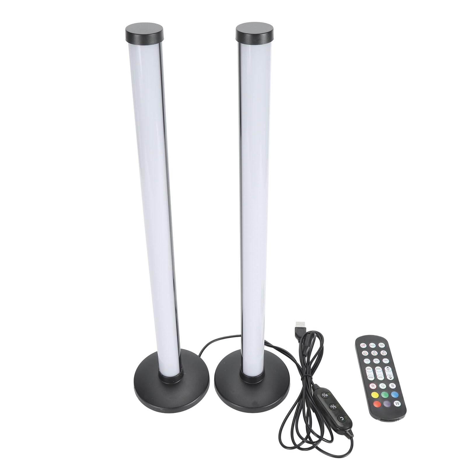 Barre Luminose LED RGB, Lampada da Scrivania con Illuminazione Ambientale per Sincronizzazione Musicale USB, Pulsanti APP Telecomando 3 modalità di Controllo, Lampada Ambientale