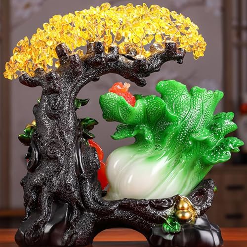 Arbre à argent décoratif feng shui pour bureau élégant