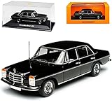 Aus Metall mit Plastikteilen. alles-meine.de GmbH Mercedes-B. 200/8 Strich Acht Limousine Schwarz W114 W115 1967-1976 1/43 Minichamps Modell Auto mit individiuellem Wunschkennzeichen