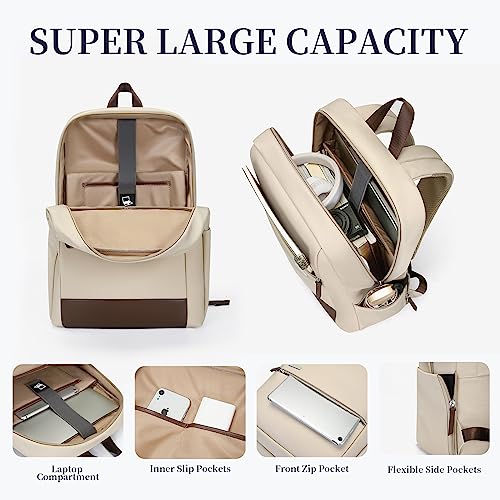 GOLF SUPAGS Plecak damski i męski, plecak dzienny, torba antykradzieżowa, elegancki plecak szkolny, plecak miejski, na laptopa o przekątnej ekranu 15,6", uniwersalny, do biura, na czas wolny, do pracy