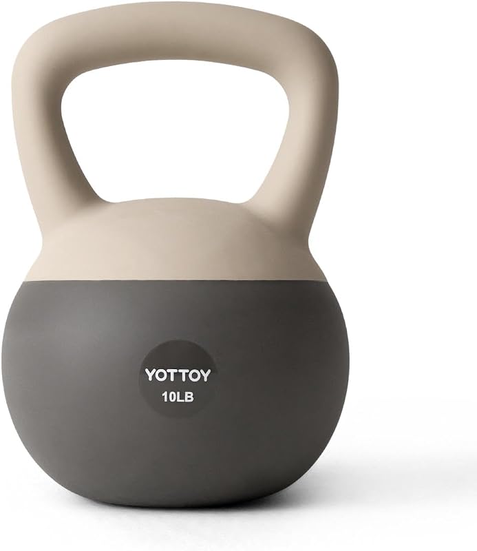 Soft Kettlebell, Set for Strength Training Kettlebells & Home Workouts, Soft-Sided Cushioned Base, Wide-Handle - Ideal for Men, Women, & Beginners