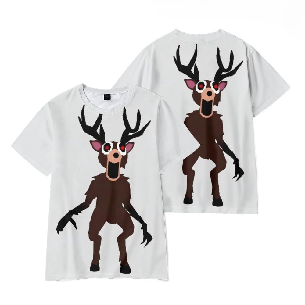 Hzsyc Boys C Hzsy Kids 99 Nights In The Forest 3D Figure Printed Sweatshirt Shirt For Fans Gift 99 Nights In The Forest T-Shirt (,7-8Years)
