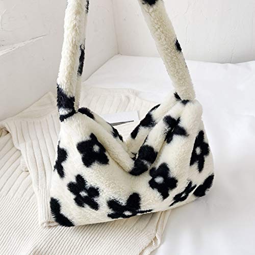 Soffice Tote Bag Y2K Grande Capacità Fiore