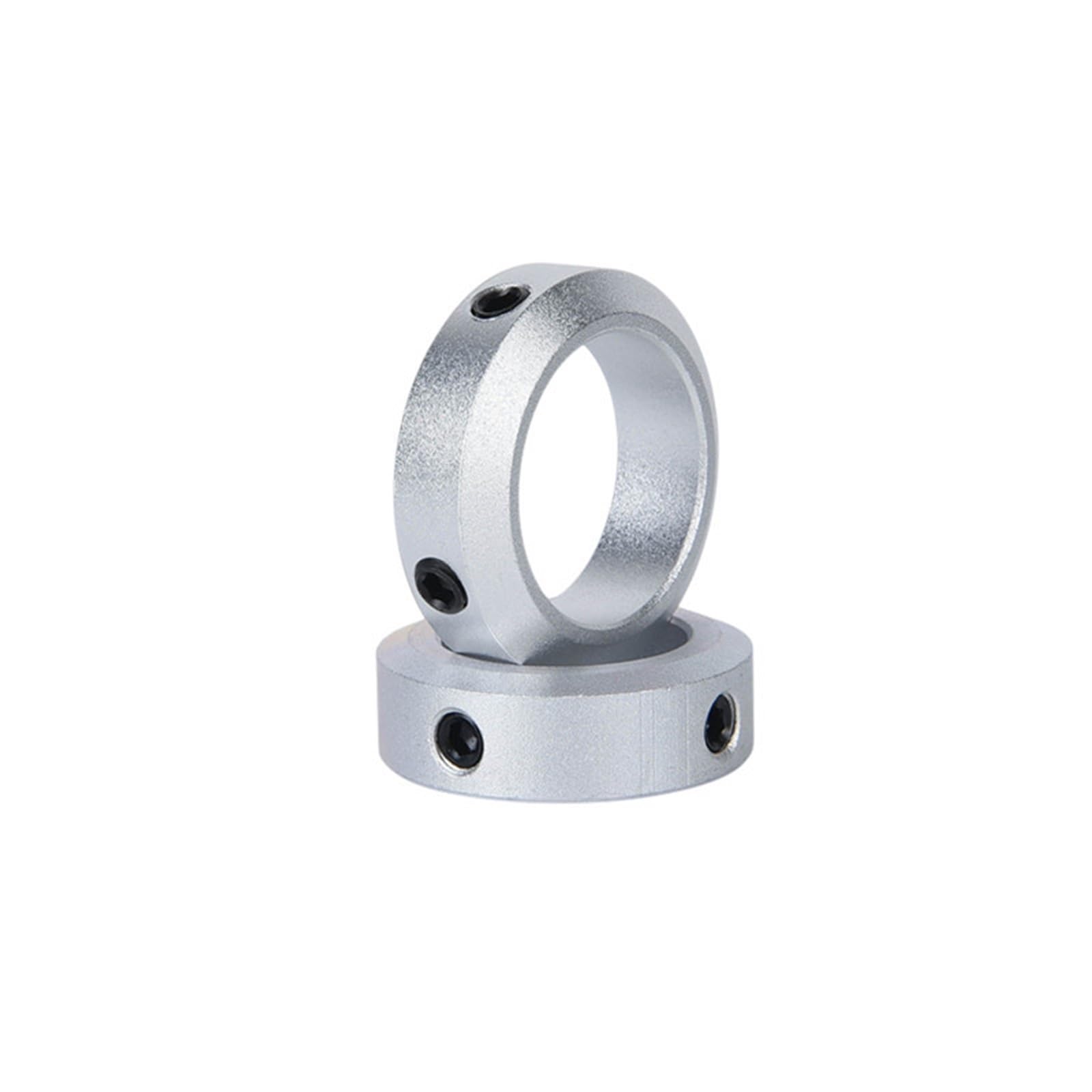 BIVOO Bague de retenue de Collier d'arbre Type de vis d'arrêt Anneau de retenue Localisateur de retenue d'arbre Alliage d'aluminium avec vis (Size : 30-46-15)
