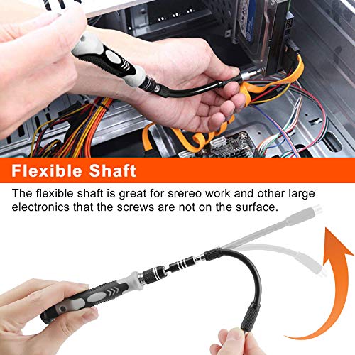Precision Screwdriver Set Magnetic - Mini 124 in1 Professional Screw driver Tools Sets, PC Repair Tool Kit for Mobile Phone Tablet Computer Watch Camera Eyeglasses Electronic Devices DIY Hand Work