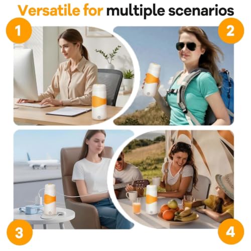Image of Portable Travel Electric Kettle 304 Stainless Steel BPA-Free 300ml