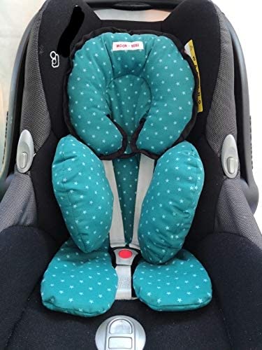 MOON BEBE Reductor Antialérgico Universal MaxiCosi, Silla de Coche y de Paseo (VERDE)