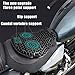 GErnie Universal Motorcycle Gel Seat Cushion 3D Honeycomb Shock Absorbing Seat Pad Compatible with Most Car Models