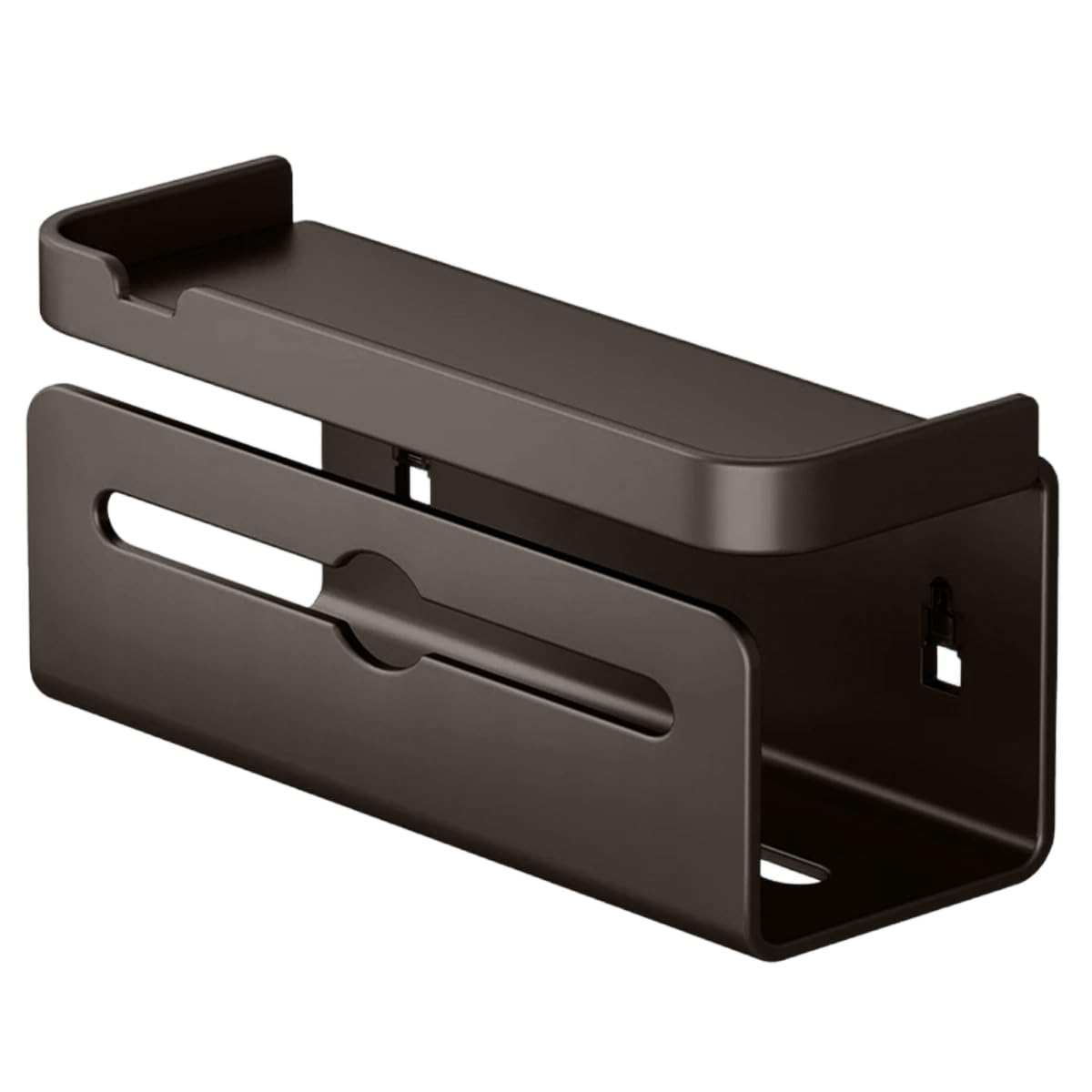 IJSDNVJNDX Steel Wall-Mounted Toilet Paper Holder Storage Tray Tissue Box Paper Roll Holder Phone Stand Toilet Organizer Household