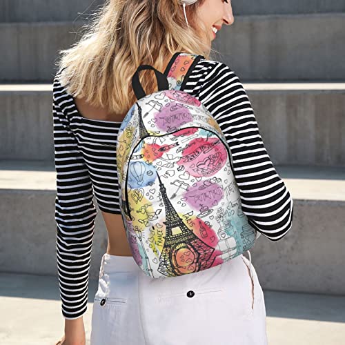 Sac à dos ordinateur portable Tour Eiffel protégeant vos appareils